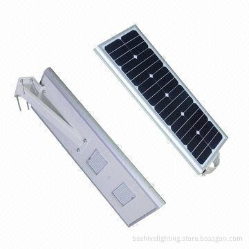 Solar Streetlight, 20W Power, All-in-one Integrated Easy-to-install with Lithium Battery